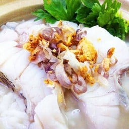 ปลากระพงลวกจิ้ม