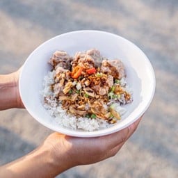 ข้าวแห้งหมูเด้ง.