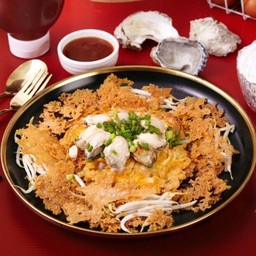 หอยนางรมทอดกรอบ / Crispy Fried Oysters Omelette