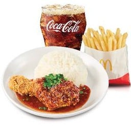 [อร่อยซ่ากับโค้ก] ชุดสุดคุ้ม แมคข้าวน้ำตกไก่ทอด