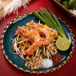 ผัดไทยกุ้งสด