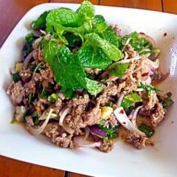 ลาบเนื้อสุก