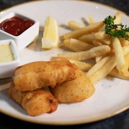 ปลาทอดกับมันฝรั่ง