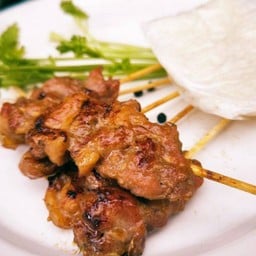 หมูปิ้งโบราณ(ไม้ใหญ่)5ไม้