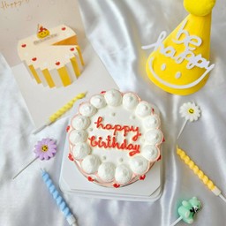 มินิฮาร์ท (ระบุข้อความหน้าเค้กได้)