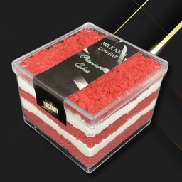 เรดเวลเวท นมสด cake box