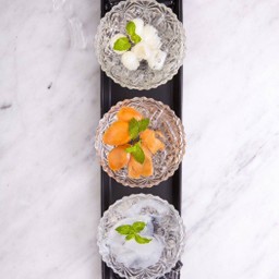 ลอยแก้ว 3 ถ้วย / Loy Kaew - Tropical Fruits in Syrup (Set of 3)