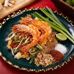 วุ้นเส้นผัดไทยกุ้งสด / Glass Noodle Pad Thai with Shrimp