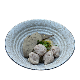 ข้าวต้มแห้งหมูบะช่อตับ