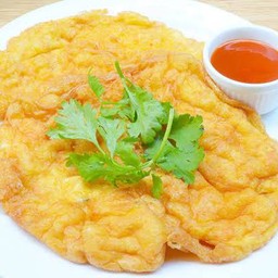 ข้าวไข่เจียวกุ้งสับ