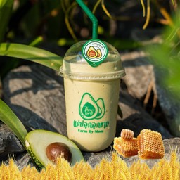อโวคาโดนมโอ๊ต น้ำผึ้ง สมูทตี้ (Oat Milk)