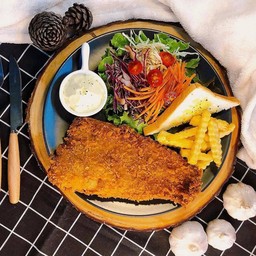 สเต็กปลาดอลลี่ทอด