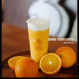 ส้มแมนดารินโยเกิร์ตสมูตตี้วิปชีส(มีบุกคริสตัล)