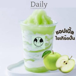 แอปเปิ้ลเขียว โยเกิร์ตปั่น