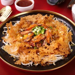 หอยแมลงภู่ทอดกรอบ / Crispy Fried Mussels Omelette