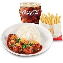 [อร่อยซ่ากับโค้ก] ชุดสุดคุ้ม แมคข้าวน้ำตกไก่กรอบ