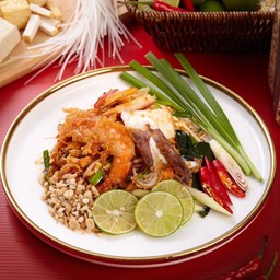 ผัดไทยต้มยำกุ้ง/ซีฟู้ด / Pad Thai with Tom Yum Shrimp or Seafood