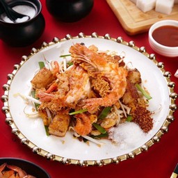 ขนมผักกาดกุ้งสด / Turnip Cake with Shrimp