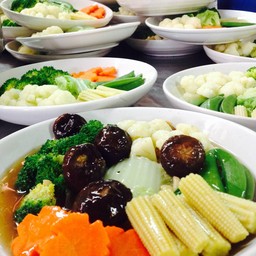 ผัดผักสี่สหาย (เจ)