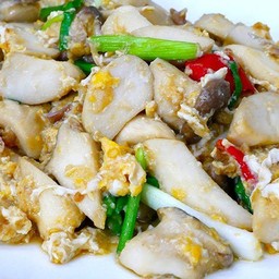 เห็ดออรินจิผัดไข่ใส่หมูสับ (กับข้าว)