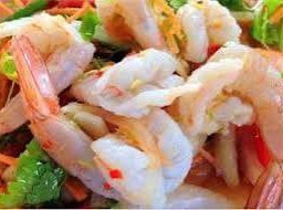 ยำกุ้งสุก