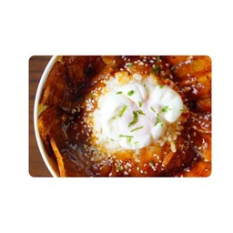 ข้าวหมูสามชั้นซอสเผ็ดเกาหลี