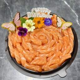เค้กแซลมอน (ถาดกลม 500g.)