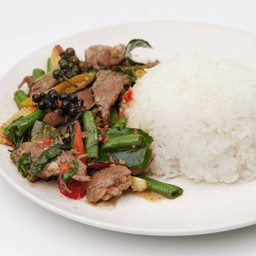 ผัดขี้เมาราดข้าว