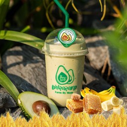 อโวคาโดนมโอ๊ต กล้วย น้ำผึ้ง สมูทตี้ (Oat Milk)