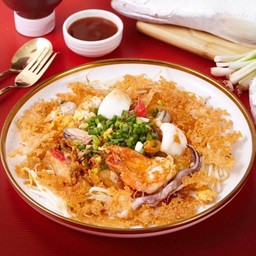 ซีฟู้ดทอดกรอบ / Crispy Fried Omelette with Assorted Seafood