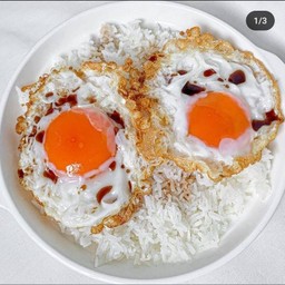 ข้าวไข่ดาว 2 ฟอง