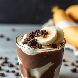 Banana Chocolate Yogurt Parfait