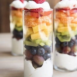 Rainbow Yogurt Parfait