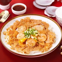 หอยเชลล์ฮอกไกโดทอดกรอบ / Crispy Fried Hokkaido Scallops Omelette