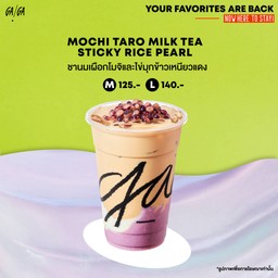 Mochi Taro Milk Tea Sticky Rice Pearl (M)