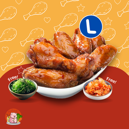 ไก่ทอดคลุกซอส L
