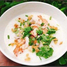 โจ๊กกุ้งข้าวหอมละมุนลิ้น