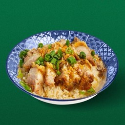 ข้าวอบกระเทียมหมูกรอบ