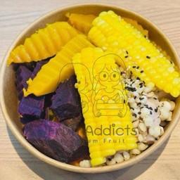 Sl29 สลัดของนึ่ง เพื่อสุขภาพ (กล่องกลมน้ำตาลเล็ก)