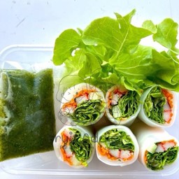 Sl14 ก๋วยเตี๋ยวลุยสวนไส้ปูอัด(6ชิ้น)