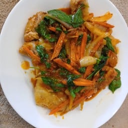 ผัดพริกเผา (กับข้าว)