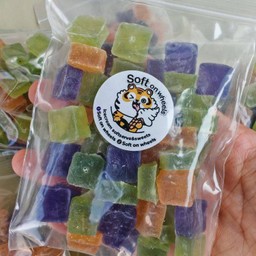 วุ้นกรอบสีธรรมชาติ