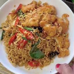 มาม่าขี้เมาไก่กรอบ