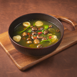 แกงอ่อมเห็ดเผาะใบย่านาง