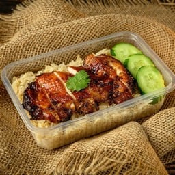 ข้าวมันไก่อบ ซอสเซอริยากิ