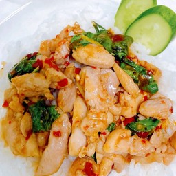 ข้าวกระเพราไก่