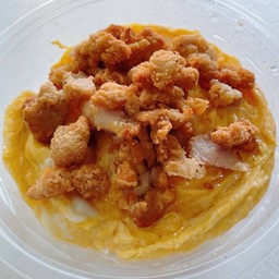 ข้าวไข่ข้นไก่กรอบ