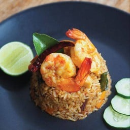 Tom Yam Shrimp Fried rice (ข้าวผัดต้มยำกุ้ง)