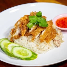 ข้าวมันไก่ทอด