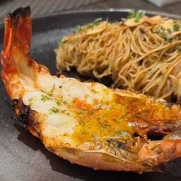 Grilled River prawn and Shrimp Paste(MUN-GOONG)